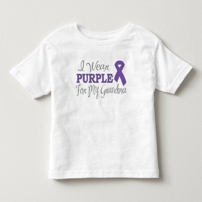 Jag ha på sig lilor för min mormor (det t-shirt (Framsida)