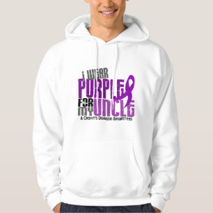 Jag ha på sig lilor för min sjukdom för Uncle 6 Sweatshirt Med Luva