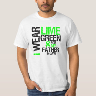 Jag ha på sig limefruktgrönt för min t-shirt