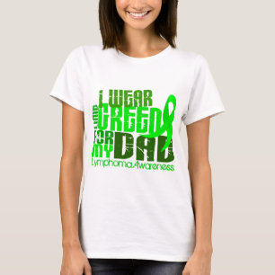 Jag ha på sig limefruktgrönt för min tee shirt