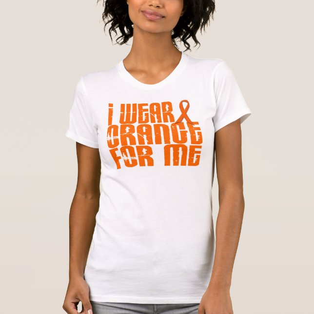 Jag ha på sig orangen för mig 16 tee (Framsida)