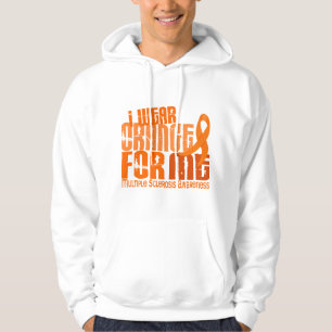 Jag ha på sig orangen för mig ms för den hoodie