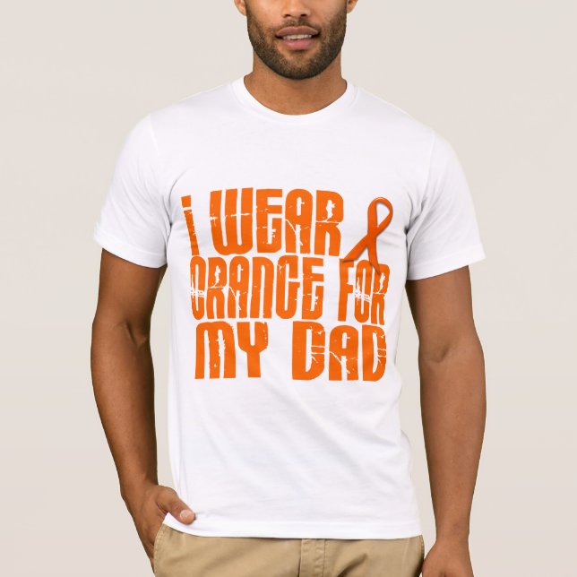 Jag ha på sig orangen för min pappa 16 tee (Framsida)