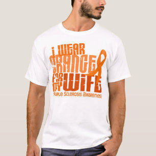 Jag ha på sig orangen för Sclerosis för ms för Tröja