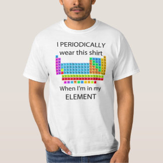 Jag ha på sig periodvis denna skjorta när i mitt tee