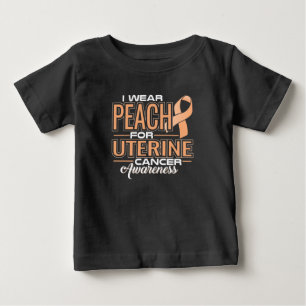 Jag ha på sig persikan för livmoder- tee shirt