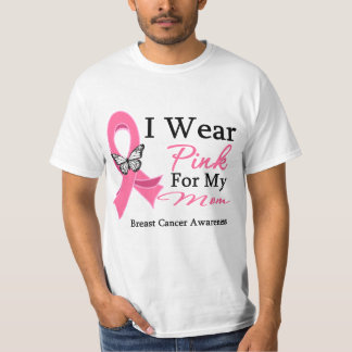 Jag ha på sig rosa bandmammabröstcancer t shirt
