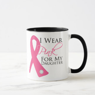 Jag ha på sig rosa dotterbröstcancer mugg