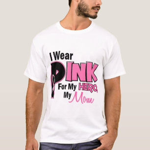 Jag ha på sig rosor för min BRÖSTCANCER för ma Tee
