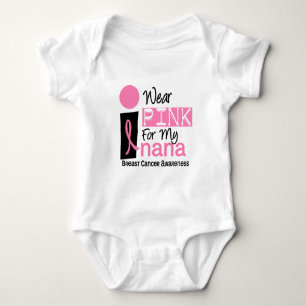 Jag ha på sig rosor för min Nana 9 bröstcancer T-shirt