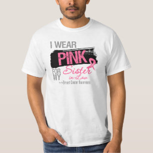 Jag ha på sig rosor för min svägerskabröstcanc t-shirt