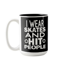 Jag ha på sig skridskor och slår folk, rullen