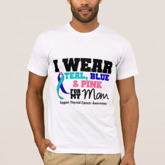 Jag ha på sig Thyroidcancerbandet för min mamma T-shirt