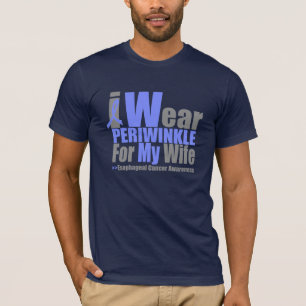Jag ha på sig vintergrönaen för min Esophageal T Shirt