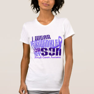 Jag ha på sig vintergrönaen för min magecancer t-shirt