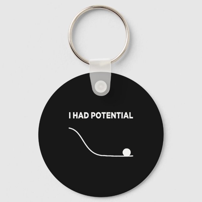 Jag Hadde Potential T-shirt.png  Nyckelring (Framsida)