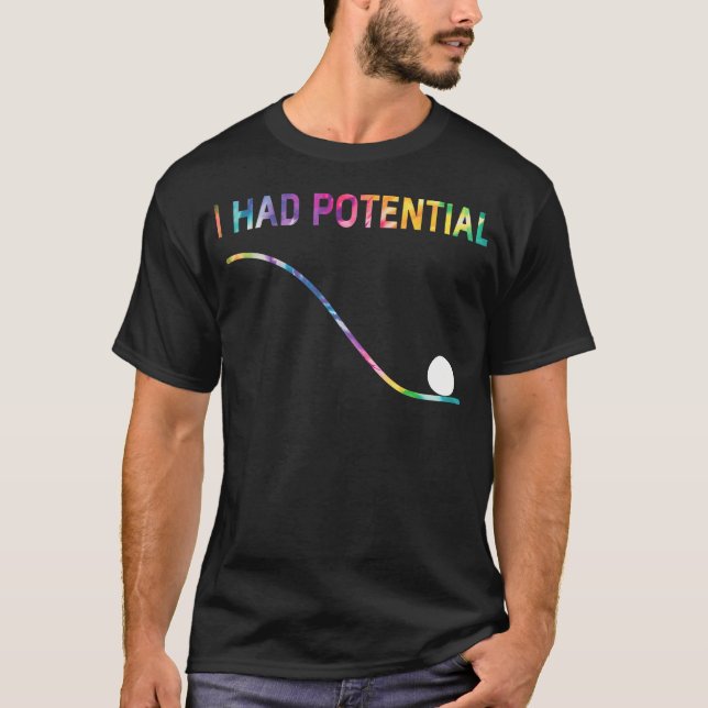 Jag Hadde Potential Tiedye T Shirt (Framsida)