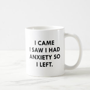 Jag hade ångest kaffemugg