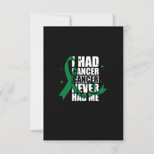 Jag hade cancer, cancer hade aldrig haft mig inbjudningar