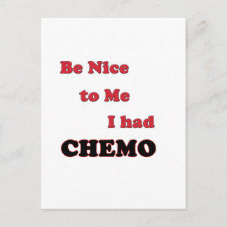 Jag hade Chemo. Vykort