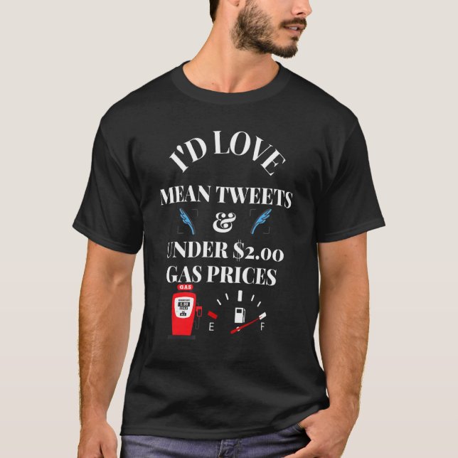 Jag hade Elak Tweets och under 2 00 gaspriser T Shirt (Framsida)