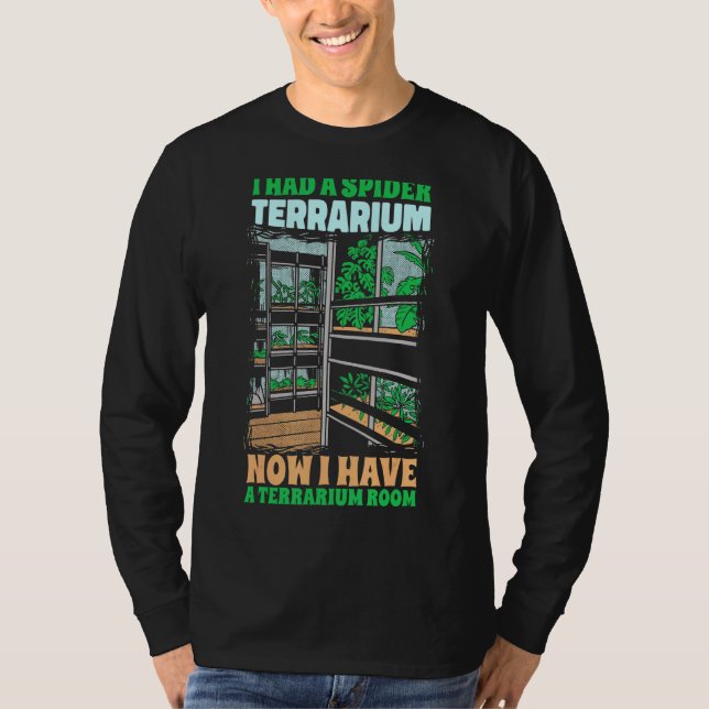 Jag hade en Spider Terrarium Tarantulas T Shirt (Framsida)