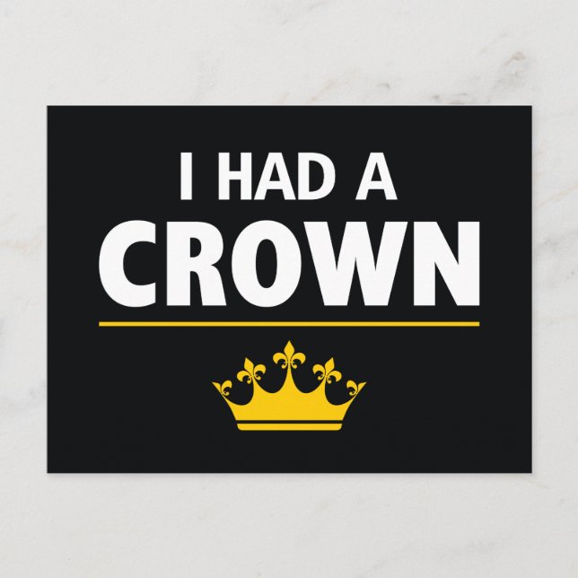 Jag hade ett vykort för Krona (Framsida)