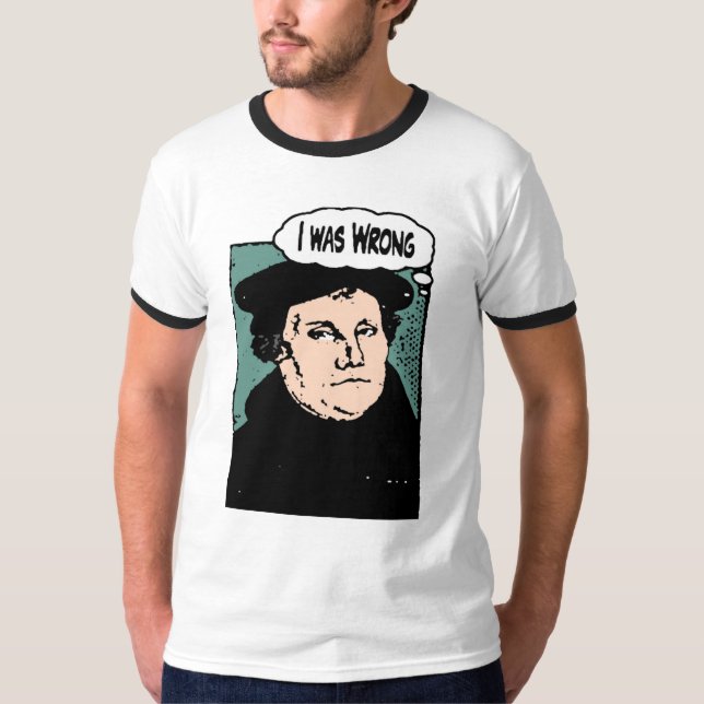 "Jag hade fel" T Shirt (Framsida)