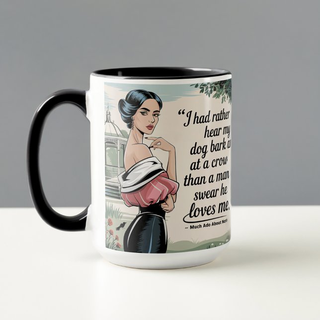 Jag hade hört min Hund: feministisk vits Mugg (Skapare uppladdad)