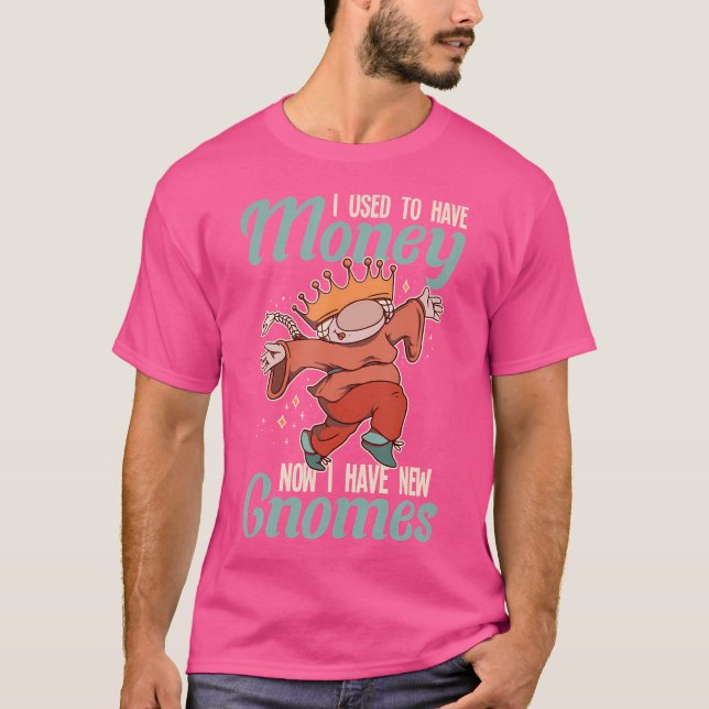 Jag Hade Pengar Nu Har Jag Nya Tomtar Tomte G T Shirt (Framsida)