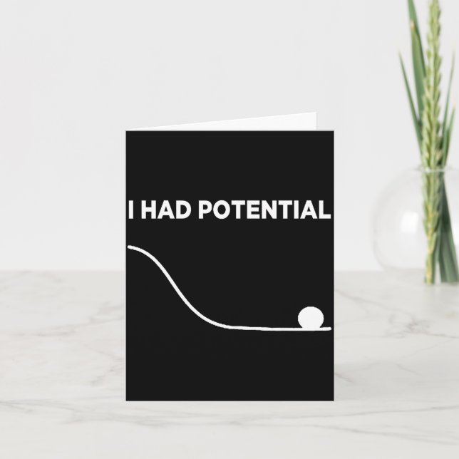 Jag Hade Potential T-shirt.png Kort (Framsida)
