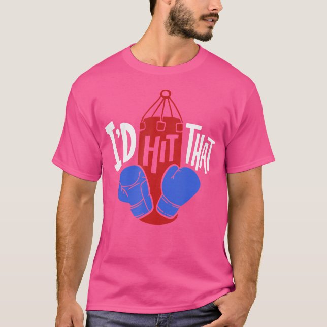 Jag hade Slått att jag hade bokat Sandbag tränings T Shirt (Framsida)