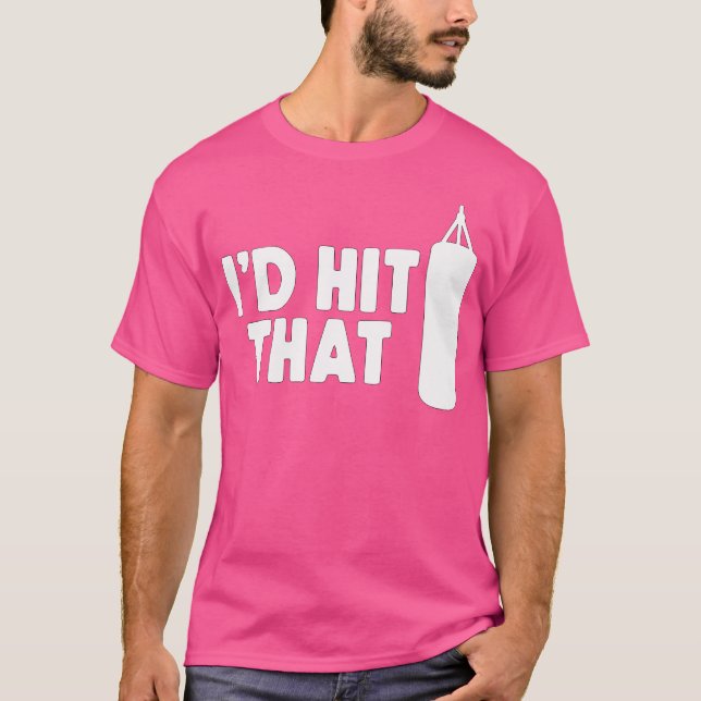 Jag hade Slått den där boxningen T Shirt (Framsida)