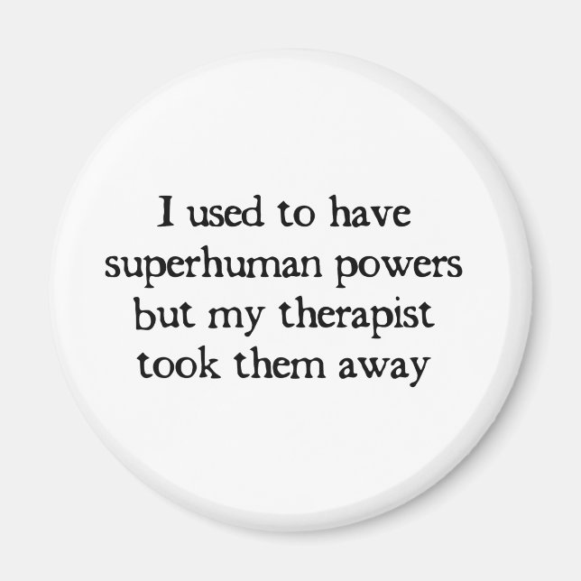 Jag hade supermakter magnet (Framsidan)