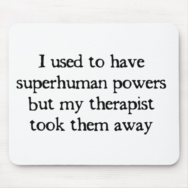 Jag hade Superpowers Musmatta (Framsidan)