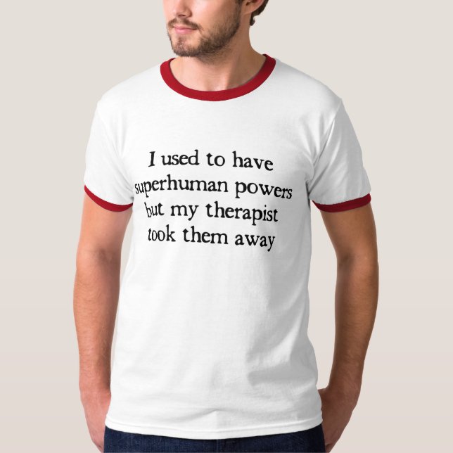Jag hade Superpowers Tee (Framsida)