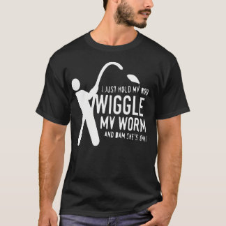 Jag Håller Bara Mitt Spö, Vickar Min Mask, Rolig F T Shirt