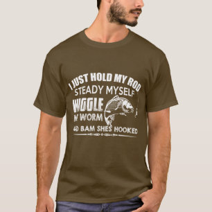 Jag håller bara stången i mask. t shirt