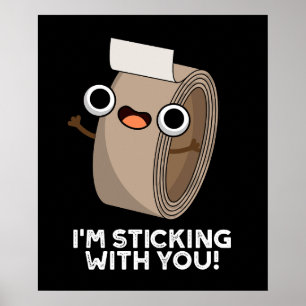 Jag håller fast med dig Mörk BG Poster