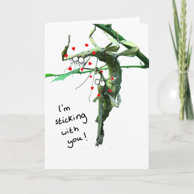 Jag håller fast vid ditt valentines-kort helgkort (Framsida)