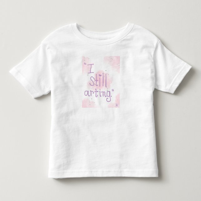 Jag håller fortfarande på Barn T-shirt (Framsida)