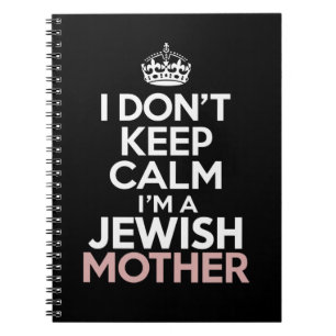 Jag håller inte lugn jag är en judisk mamma Hanukk Anteckningsbok