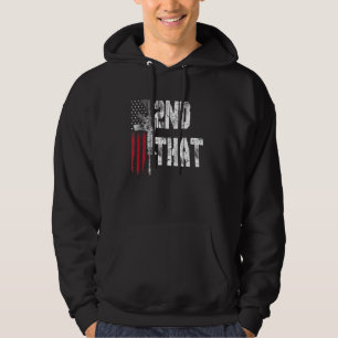 Jag håller med (andra tillägget) hoodie