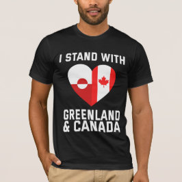 Jag håller med Grönland och Kanada T Shirt