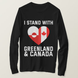 Jag håller med Grönland och Kanada T Shirt