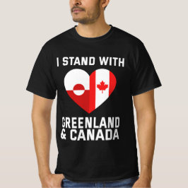 Jag håller med Grönland och Kanada T Shirt