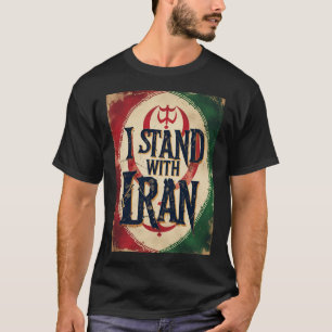 Jag håller med Iran Solidaritet mot Krig T Shirt
