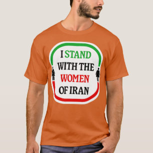 Jag håller med Irans kvinnor och kvinnors frihet i T Shirt