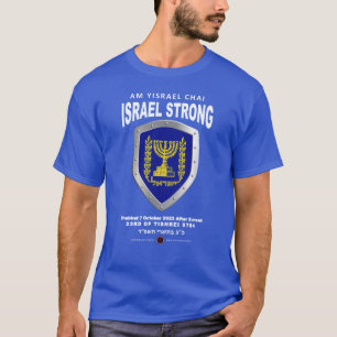 Jag håller med Israel - am Yisrael Chai T Shirt