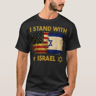 Jag håller med Israel Shirt jag står med Israel Am T